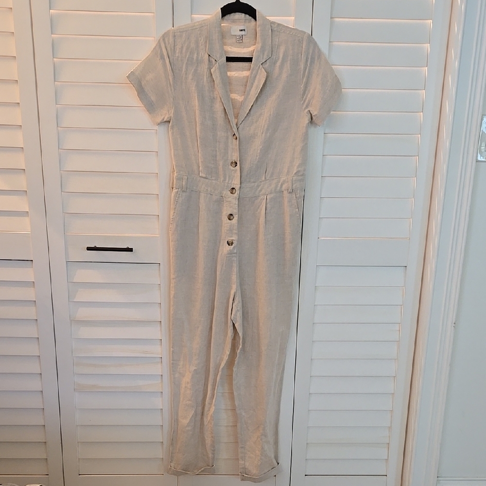 Women's Cream Jumpsuit